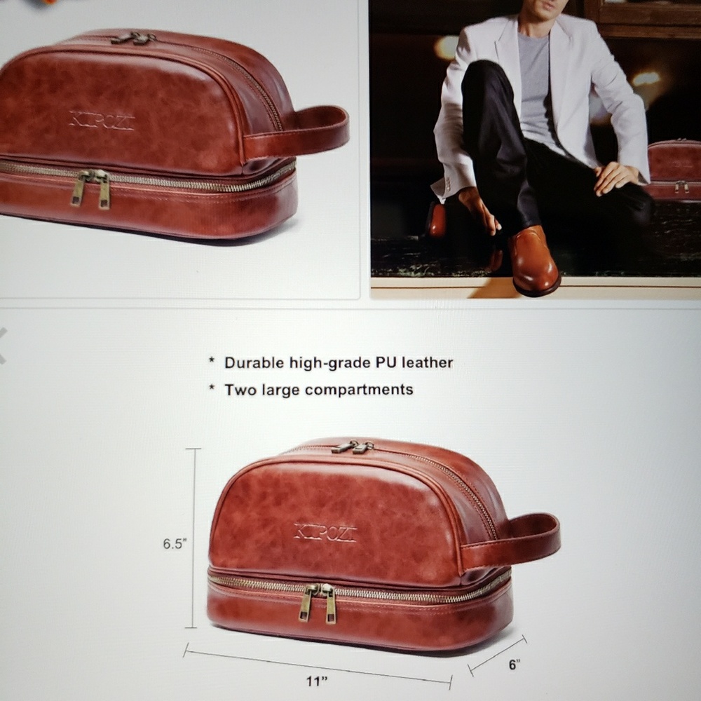 Kipozi Leather Travel Bag